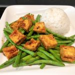 39.Wokked Green Beans Tofu - Đậu Que Xào Đậu Hủ