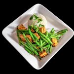 39.Wokked Green Beans Tofu - Đậu Que Xào Đậu Hủ