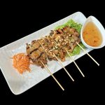 4. Grilled Satay Skewers - Nướng xiên que