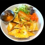 Crispy Fried Tofu Rice/Noodle-Cơm/Bún đậu hủ chiên
