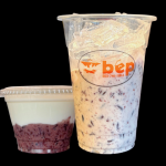 8. Purple sticky rice yogurt 