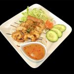 G5. Grilled Shrimp Skewers - Tôm Nướng Xiên Que